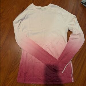 Gradient Pink figs salta seamless longsleeve